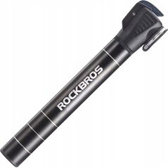 RockBros Mała pompka rowerowa 7 bar aluminium dł. 17cm - czarna