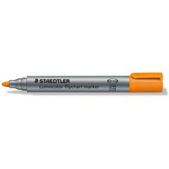 Marker Lumocolor do tablic flipchart, okrągły, pomarańczowy, Staedtler