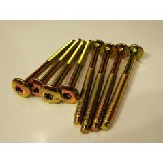 WKRĘT MEBLOWY OCYNKOWANY ŁEB PŁASKI 6*80MM [jm.KG] - 198 6*80 ZN