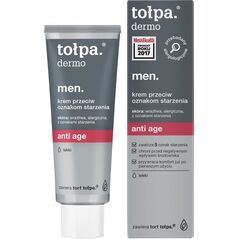 Tołpa Dermo Men. Anti Age, krem przeciw oznakom starzenia lekki 40ml