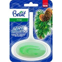 Brait Brait Xtra Power Kostka toaletowa do WC w koszyku -  Pine 40g