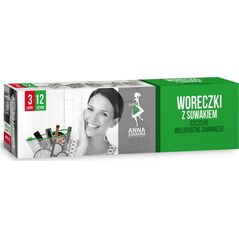 Stella ANNA ZARADNA Woreczki z suwakiem 3L 1op.-12szt.