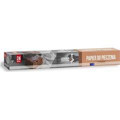 Stella ANNA ZARADNA Papier do pieczenia brązowy 24m opakowanie z ucinarką
