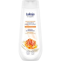 Sarantis Luksja Silk Care Nawilżający Kremowy Żel pod prysznic -  Jogurt i Miód Manuka 500ml