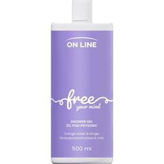 Online USV Systeme ON LINE Emocje Żel pod prysznic Free - imbir i woda pomarańczowa 500 ml