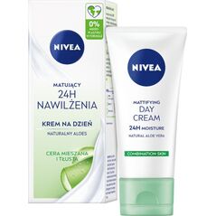 Nivea Matujący krem na dzień - 24h nawilżenia do cery mieszanej i tłustej 50 ml