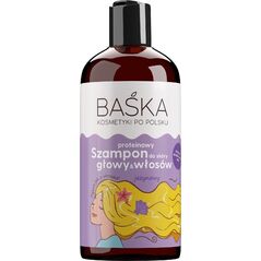 Baśka Kosmetyki po polsku proteinowy szampon do skóry głowy i włosów-jeżynowy 500ml