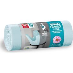 Anna Zaradna Worki na śmieci z uszami zapach kwiatowy 20 szt.