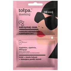 Tołpa Masking Zatrzymaj czas maseczka z peelingiem odmładzająca 2w1 10ml