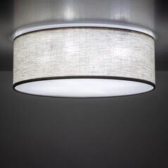 Φωτιστικό οροφής TK Lighting Nicola 10199 4x15W E27 καφέ/λινό