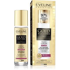 EVELINE Gold Peptides Μεσο-ορός ενεργοποίησης νεότητας δέρματος 3 σε 1 (δύναμη 200) 30 ml