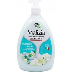 Malizia Antybakteryjne mydło w płynie Muschio Bianco 1 L