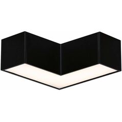 Σύνδεσμος L συστήματος LINION LED 3,5W 90° 3000K 200lm IP20 24V μαύρο RAL 9004 / αλουμίνιο