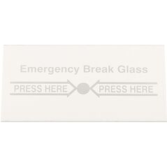 Ανταλλακτικό γυαλί PW-C1/GLASS για κουμπιά έκτακτης ανάγκης ανοίγματος πόρτας