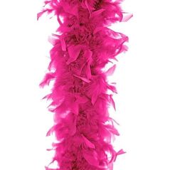 Party Deco Szal boa różowy, 180 cm uniwersalny