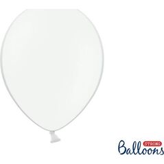 Party Deco Balony Strong, pastelowy biały, 30 cm, 10 szt. uniwersalny