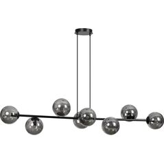 Lampa wisząca Orno LETO lampa wisząca, moc max.8x40W, E14, czarno-grafitowa