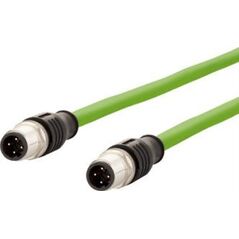 Metz METZ CONNECT kabel połączeniowy M12 męski-M12 męski, 4-biegunowy kodowany D, 10 m
