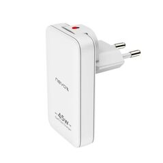 nevox 45W Διπλός Λεπτός Φορτιστής GaN USB-C/USB EU/US λευκό