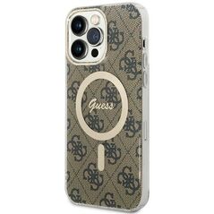 Guess GUHMP15XH4STW iPhone 15 Pro Max6.7" brązowy/brown hardcase IML 4G MagSafe
