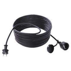 BACHMANN Przedłużacz 3G1,5mm2 czarny, 25m, styk ochronny H07RN-F guma/neopren