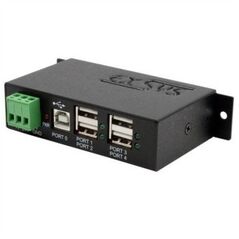 EXSYS EX-1163HMS 4-portowy koncentrator USB 2.0 Metall