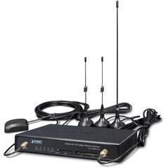 PLANET Vehicle 4G LTE Cellular Wirel, GRE,PPTP,IPSec,L2TP, 168 mm, 104 mm, 25 mm, 537 g, 6~32V DC, 1.5A