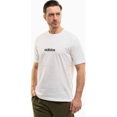 Koszulka męska adidas Essentials Linear Single biała JE9000 2XL