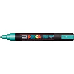 Uni MARKER PLAKATOWY UNI POSCA PC-5M METALICZNY ZIELONY