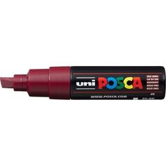 Uni MARKER PLAKATOWY UNI POSCA PC-8K CIEMNO-CZERWONY