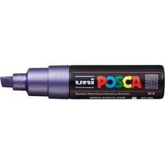 Uni MARKER PLAKATOWY UNI POSCA PC-8K METALLIC FIOLETOWY