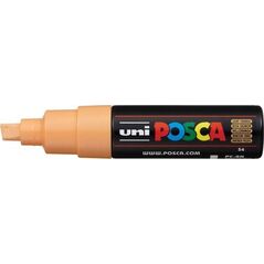 Uni MARKER PLAKATOWY UNI POSCA PC-8K FLUORESCENCYJNY JASNO-POMARAŃCZOWY
