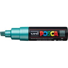 Uni MARKER PLAKATOWY UNI POSCA PC-8K METALLIC ZIELONY