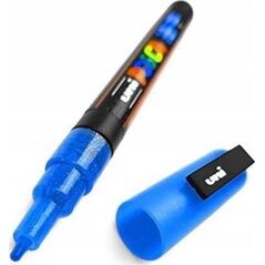 Uni Marker POSCA PC-3ML BROKATOWY NIEBIESKI