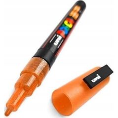 Uni Marker POSCA PC-3ML BROKATOWY POMARAŃCZOWY