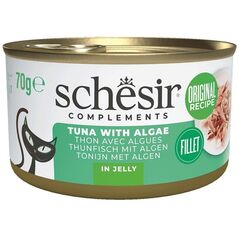SCHESIR Adult w Galarecie Tuńczyk z Algami 70g