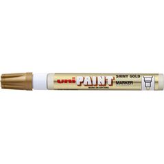 Uni Mitsubishi Pencil Marker Olejowy Błyszczący PX-20, złoty (PX-20 BŁYSZ ZŁOTY)