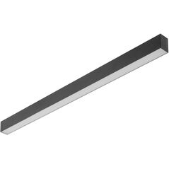 Φωτιστικό LED γραμμικό GTV Luna-a LD-LUN40WNB-00-A 40W 3200lm AC220-240V 50-60Hz 100 μοίρες ra>80 pf>0 9 al/pc 4000K 120cm μαύρο