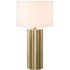 Markslojd Hashira 108669 επιτραπέζιο φωτιστικό λάμπα 1x40W E27 λευκό/χρυσό