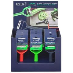 Opinel Σετ 12 Ξεφλουδιστήρια Peeler T-Duo Polymer