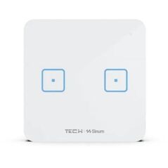 Ενσύρματος διπολικός διακόπτης λευκός WS-02M Tech Sterowniki
