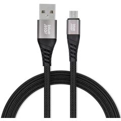 Καλώδιο USB A σε Micro USB Blue Star 2A με πλέξη 1,2 m TFK-DC-003 μαύρο