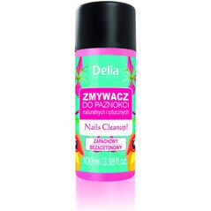 DELIA Zmywacz do paznokci sztucznych i naturalnych zapachowy, bezacetonowy 100 ml
