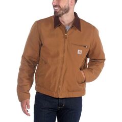 Kurtka Carhartt Duck Detroit Jacket Brown