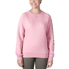 Bluza Carhartt Clarksburg Graphic Crewneck Pink