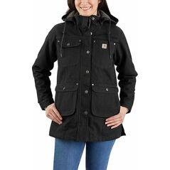 Płaszcz Carhartt Weathered Duck Black