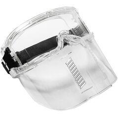 SAFETY GLASSES WITH FACE SHIELD SILVER