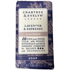 Nuxe Crabtree & Evelyn, Λεβάντα & Espresso, Καταπραϋντικό, Σαπούνι, 158 g Για Γυναίκες