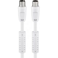 Kabel antenowy (80 dB), filtr ferrytowy, podwójne ekranowanie - Długość kabla 1.5 m