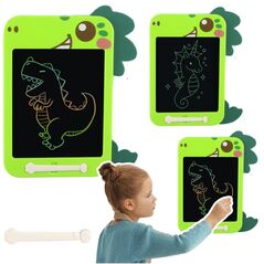 Znikopis Tablica Do Rysowania Pisania LCD Rysik Dinozaur Zielony